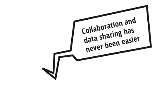 Collaboration and data sharing with Hornetdrive